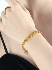 Chains Solid Color Tasseled Bracelet Accessories