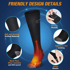 Going Out Keep Warm Electric Heating Socks