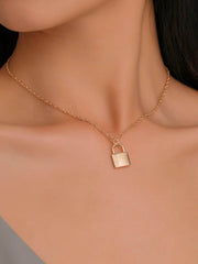 Simple Lock Necklace