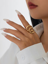 Geometric Shiny Irregularity Rings Accessories