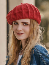 Stylish Knitting Solid Color Beret Hat