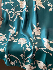 Contrast Color Floral Printed Sun-Protection Shawl&Scarf