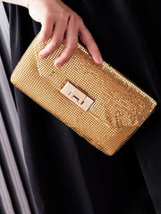 Shiny Split-Joint Handbags Bags