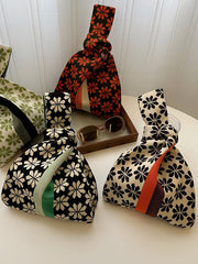 Floral Woven Handbag Bags Accessories