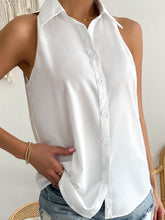Solid Color Split-Joint Loose Plus Size Lapel Blouses