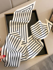 Contrast Color Striped Shawl&Scarf
