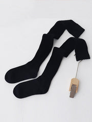 Casual Solid Color Stockings Accessories