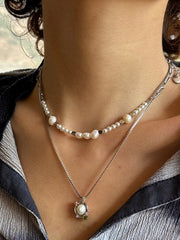 Double Layered Necklaces Accessories