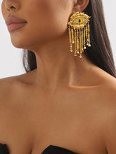 Eye Shape Geometric Tasseled Earrings Accessories Drop Earrings