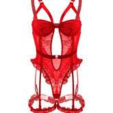 2026 Westerns Lace See Through Backless Body Suits