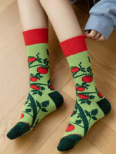 Contrast Color Sweat-Absorbing Socks Accessories