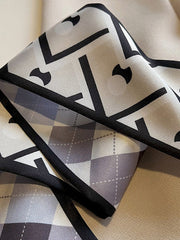 Contrast Color Plaid Shawl&Scarf