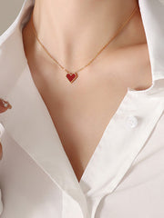 Simple Geometric Heart Shape Necklaces Accessories