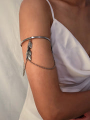 Stylish Leaves Geometric Tasseled Arm Chain Accessories