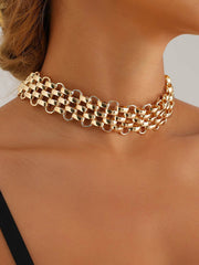 Chains Hollow Solid Color Necklaces Accessories Dainty Necklace