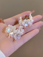 Flower Shape Normcore Earrings Accessories