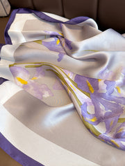 Contrast Color Floral Printed Sun protection Shawl&Scarf
