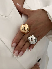 Geometric Shiny Rings Accessories
