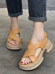 Open Toe Sandals Platform Shoes