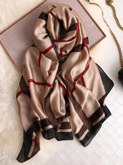Keep Warm Plaid Sun Protection Scarf