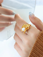 Pleated Irregularity Rings Accessories