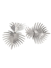 Leaves Shape Solid Color Drop Earrings