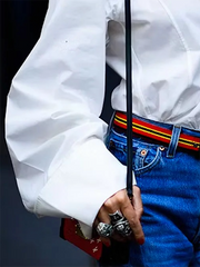 Long Sleeves Loose Buttoned Solid Color Lapel Collar Blouses&Shirts Tops