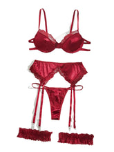 4 Piece Set Western Lace Trim Thong
