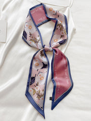 Urban Silk Imitation Letter Floral Printed Scarf