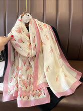 Flower Print Keep Warm Sun Protection Scarf