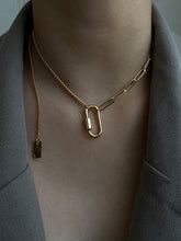 Solid Color Geometry Necklace Accessories