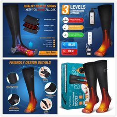 Going Out Keep Warm Electric Heating Socks