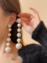 Beaded Geometric Shiny Earrings Accessories
