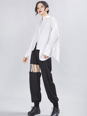 Original Cropped Solid Designed Shirt