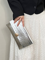 Geometric Shiny Split-Joint Handbags Bags
