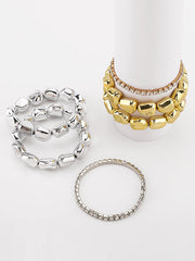 Geometric Rhine Stones Normcore Bracelet Accessories