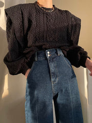 Urban Loose Split-Joint False Two Sweatshirt