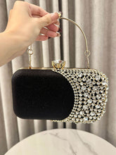 Chains Geometric Lock Rhine Stones Shiny Irregularity Evening Bags & Clutches Crossbody Bags