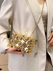 Beaded Geometric Shiny Handbags Crossbody Bags Bags Accessories
