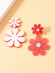 Flower Shape Earrings Accessories Drop Earrings