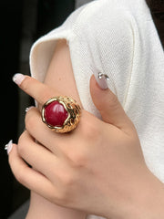 Geometric Shiny Rings Accessories