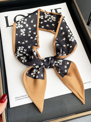 Contrast Color Floral Printed Shawl&Scarf