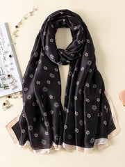 Floral Keep Warm Printed Wrap Scarf