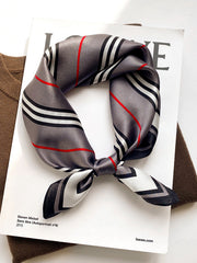 Striped Vintage Square Scarf