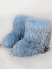 Contrast Color Keep Warm Boots