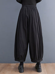 Original Creation Loose Wide Leg Polka-Dot Casual Pants Bottoms