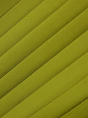 High Waisted Loose Pleated Solid Color Split-Side Skirts