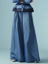 Solid Color Loose Wide Leg Trousers Casual Pants Bottoms