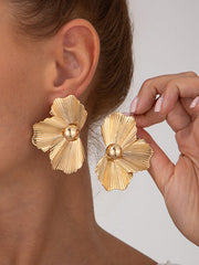 Flower Shape Irregularity Earrings Accessories