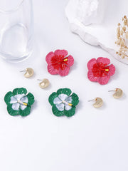 Flower Shape Earrings Accessories + Rings Accessories
